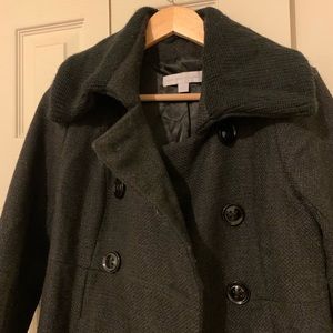 New York & Company Navy Pea Coat XS